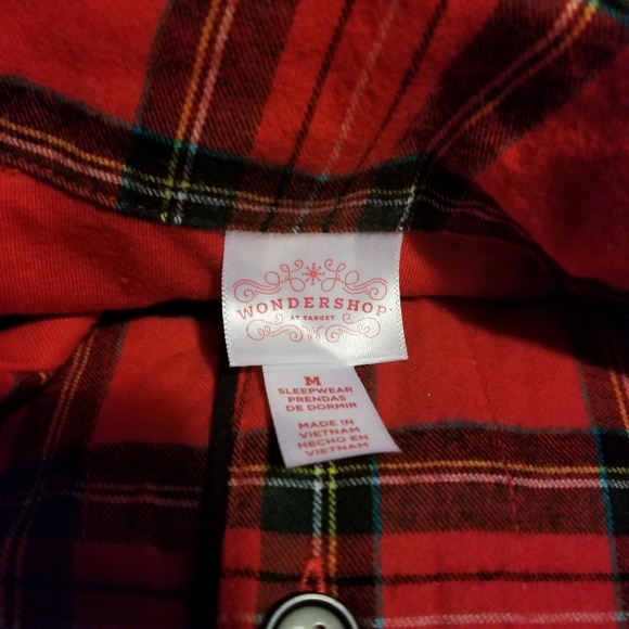 Women's Plaid 2 Piece Pajamas Size M - Picture 2 of 2